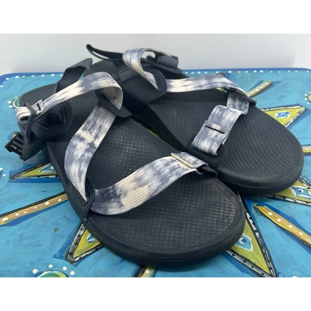 Chaco Men's Lowdown Sandals - Faded Blue Fog Size 12 Good Condition